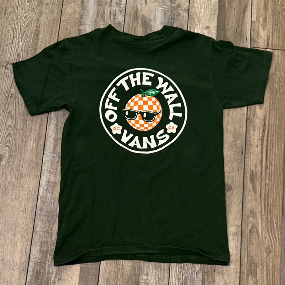 Vans Dark Green Tee with Graphic